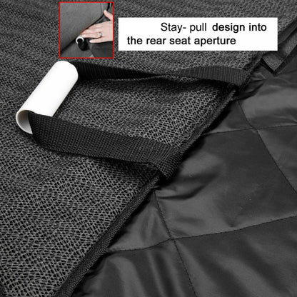 Luxury Black Waterproof Car Seat Cover For Pets